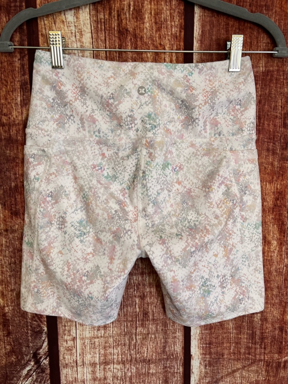 RBX | Women's Light Multi-Color Pattern Bike Shorts - Picture 2 of 3
